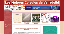 Desktop Screenshot of colegiosdevalladolid.com